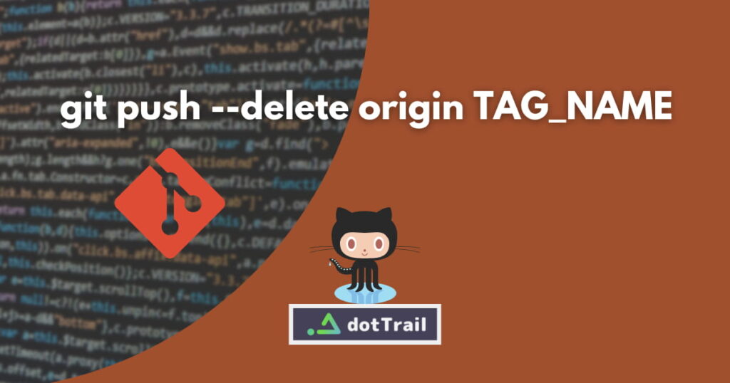 git push --delete origin TAG_NAME
